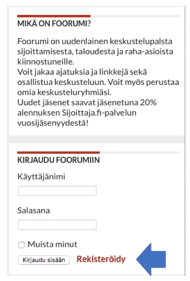 sijoittaminen, blogi, foorumi, salkenrakentaja