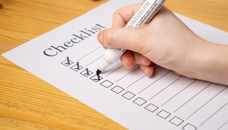 lista tarkistuslista checklist talous