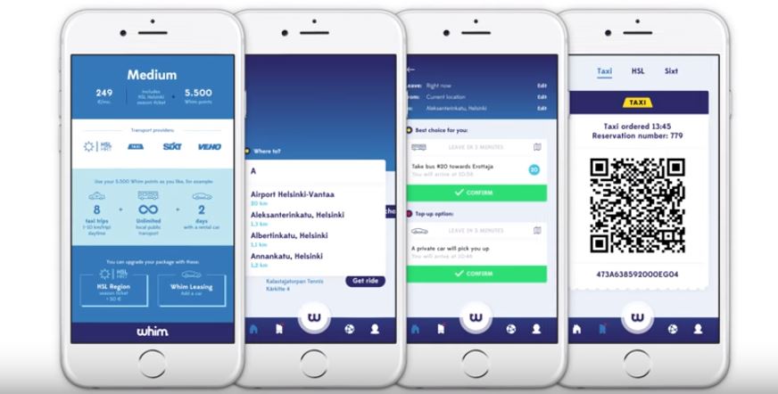 Whim mobiilisovellus palkinto