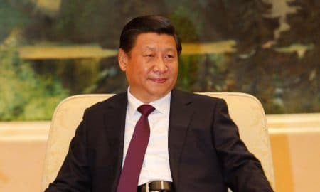 Kiinan presidentti Xi Jinping. Kiina ei taivu.