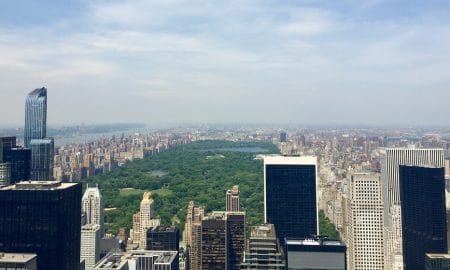 New York Manhattan pilvenpiirtäjät Central Park kaupunki