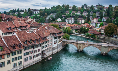 Sveitsi Bern Keski-Eurooppa joki talous