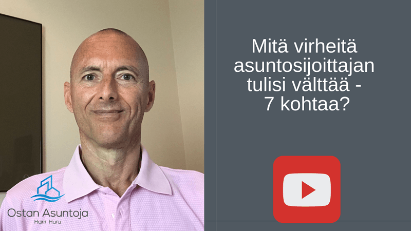 Ostan asuntoja asuntosijoittaminen asuntosijoittaja