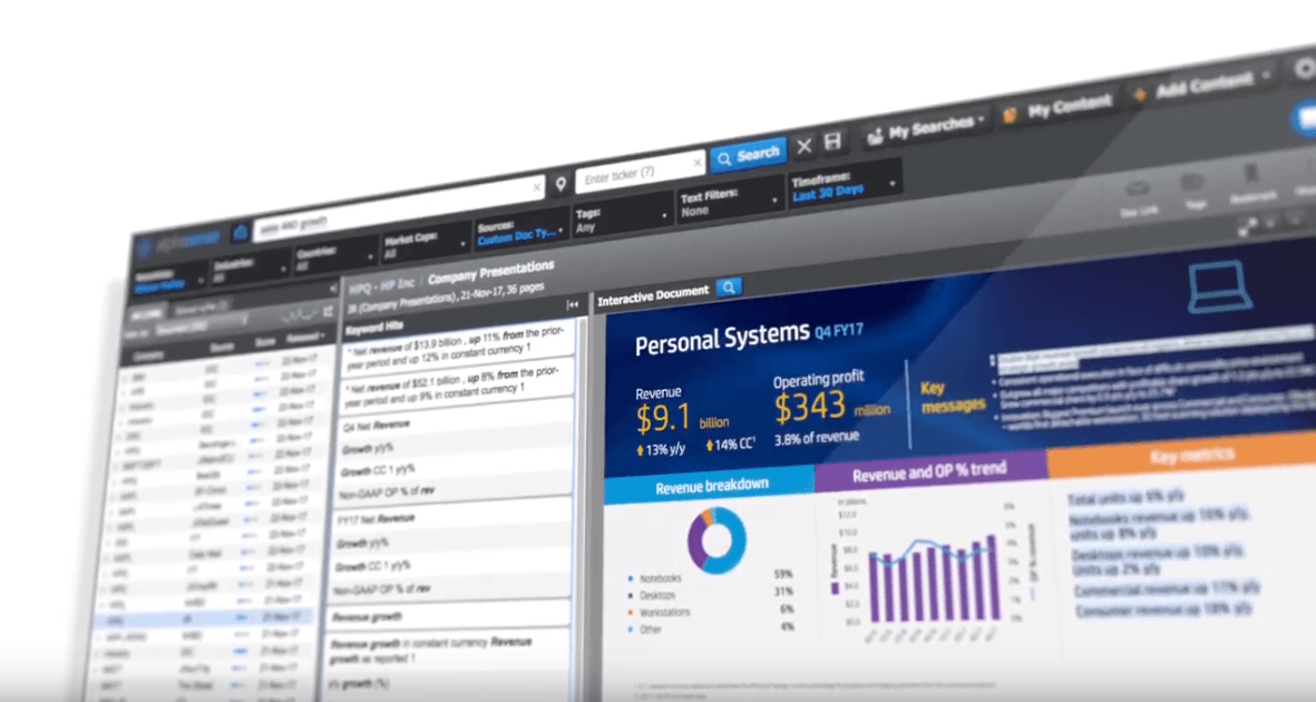 AlphaSense hakukone analysointi sijoittaminen