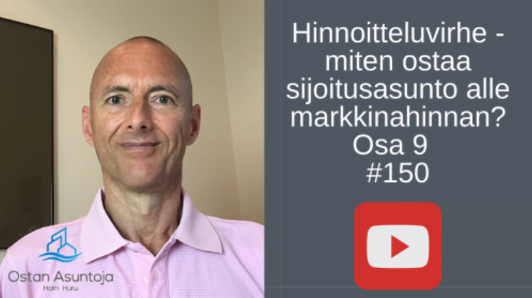 asuntosijoittaminen hinnoitteluvirhe sijoitusasunto markkinahinta