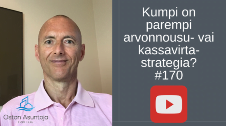 asuntosijoittaminen Ostan asuntoja arvonnousu kassavirta