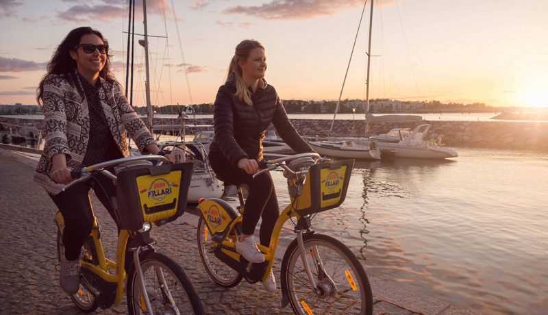polkupyörät fillari pyöräily meri luonto talous
