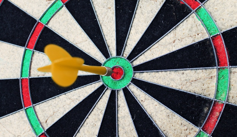 tikkataulu Darts osuma