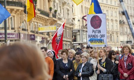 Ukraina Venäjä mielenosoitus