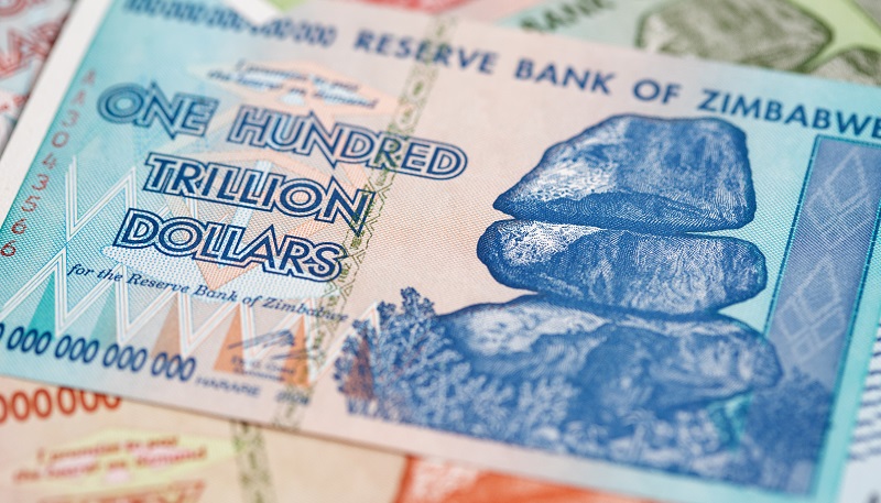 inflaatio Zimbabwe hyperinflaatio setelit