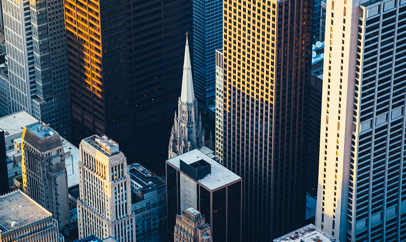 New York pilvenpiirtäjät USA