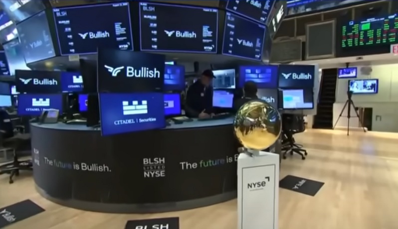 Bullish kryptopörssi listautuminen