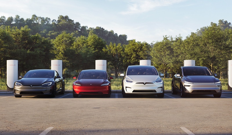 Tesla autovalmistaja sähköautot