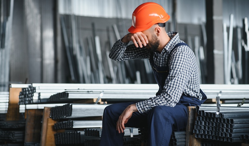 työntekijä tuska menetys taantuma