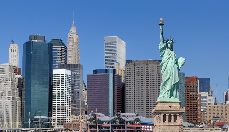 Vapaudenpatsas USA Yhdysvallat New York