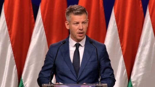 Unkarin pääministeri Péter Magyar