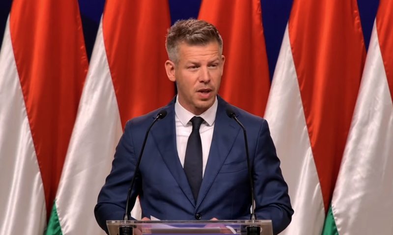 Unkarin pääministeri Péter Magyar